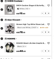 Shein New Order 3 Products